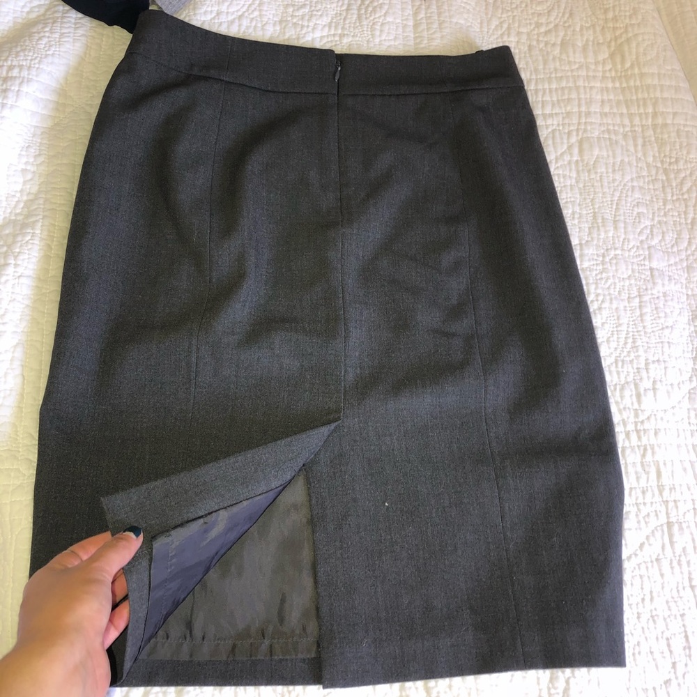 Calvin Klein Gray Dress Skirt